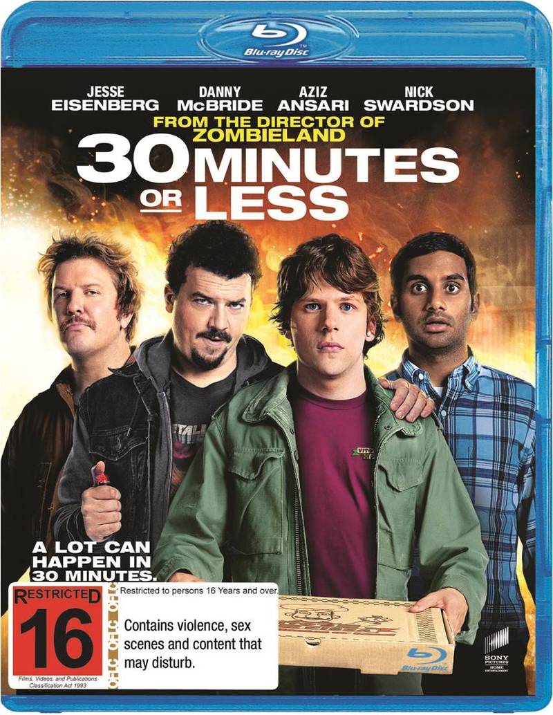 30 Minutes or Less on Blu-ray