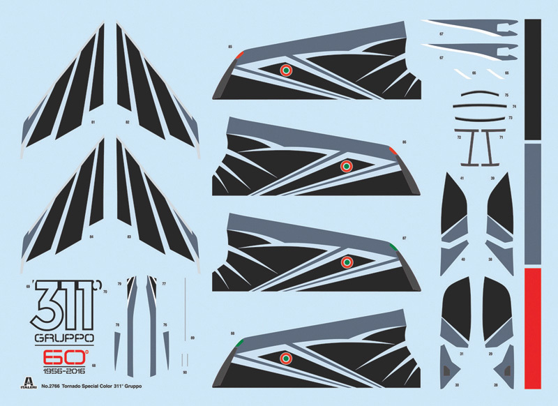 Italeri: 1/48 Tornado Ids 311 GV RSV ( 60 Anniversary Ver.) - Model Kit image