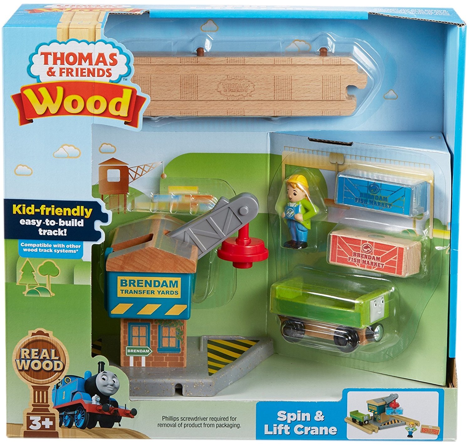 Thomas & Friends: Wooden Railway - Spin & Lift Crane image