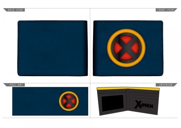 Marvel: X-Men Logo - Bi-Fold Wallet (Navy/Yellow) image
