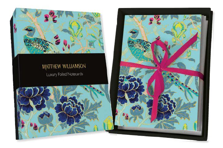 Museums and Galleries: Magnolia Peacock - Foiled Note-Cards image