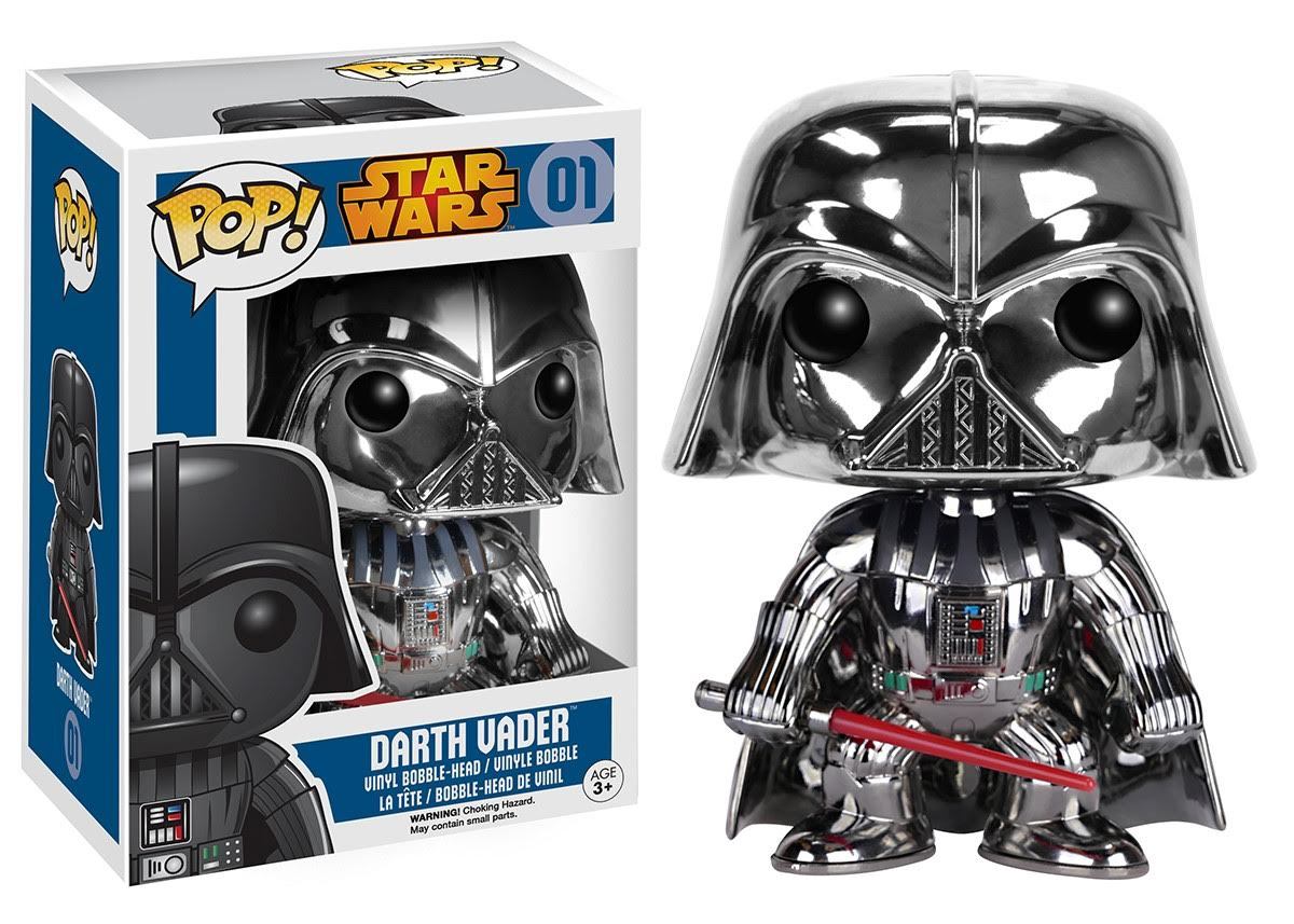 Star Wars - Darth Vader (Chrome) Pop! Vinyl Figure