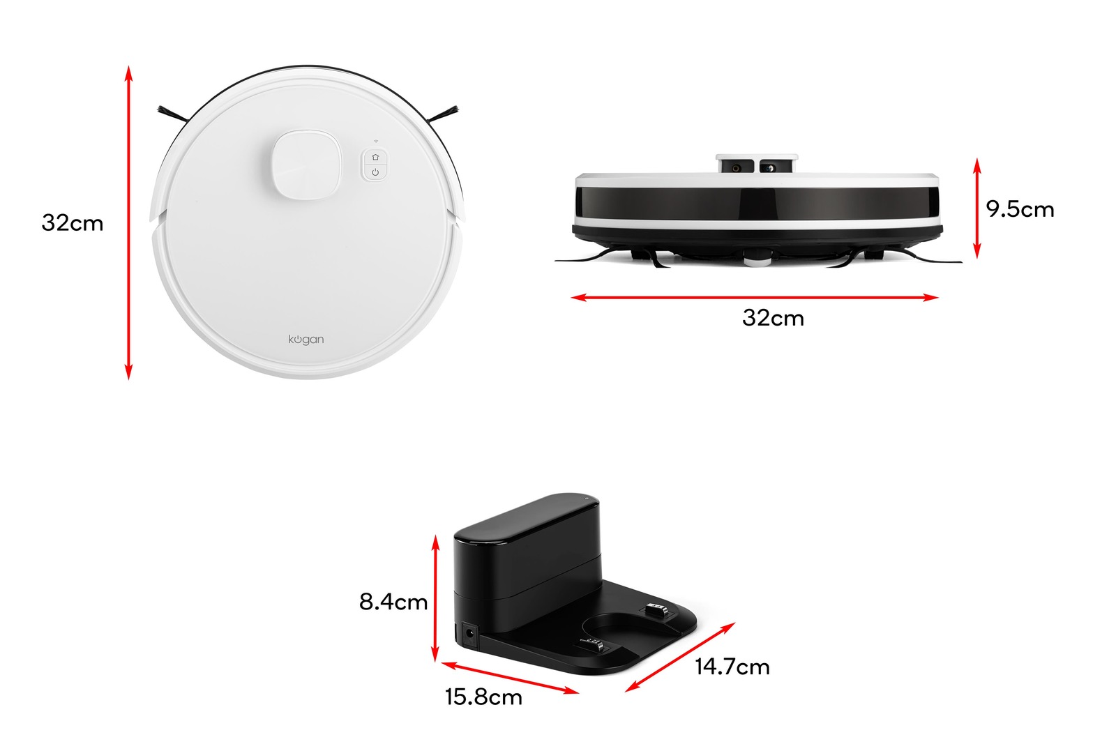 Buy Kogan SmarterHome LX16 Robot Vacuum Cleaner and Mop at Mighty Ape NZ