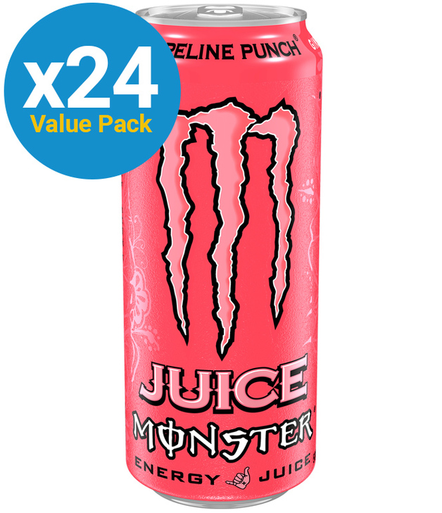 Monster Energy Drink - Juice Pipeline Punch - 500ml (24 Pack)