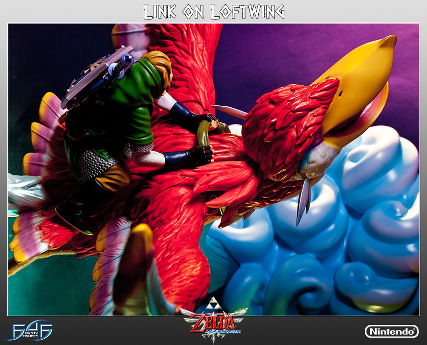 Zelda Link on Loftwing Statue image