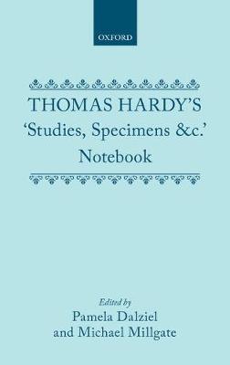 Thomas Hardy's 'Studies, Specimens &c.' Notebook by Thomas Hardy image