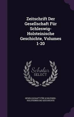 Zeitschrift Der Gesellschaft Fur Schleswig-Holsteinische Geschichte, Volumes 1-20 image