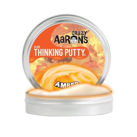 Crazy Aarons Thinking Putty: Amber - Mini Tin