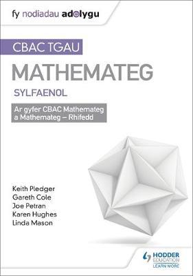 TGAU CBAC Canllaw Adolygu Mathemateg Sylfaenol by Keith Pledger image