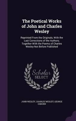 The Poetical Works of John and Charles Wesley image