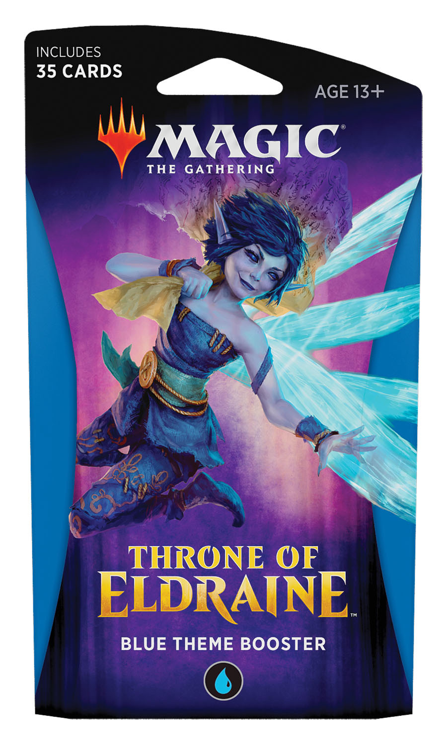 Magic The Gathering: Throne of Eldraine Blue Theme Booster image