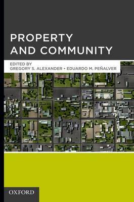 Property and Community on Hardback by Gregory S Alexander