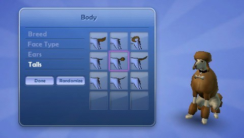 The Sims 2: Pets on PSP