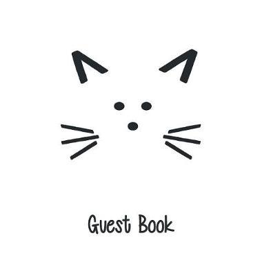 Cat Guest Book, Guests Comments, B&b, Visitors Book, Vacation Home Guest Book, Beach House Guest Book, Comments Book, Visitor Book, Holiday Home, Retreat Centres, Family Holiday Guest Book (Hardback) by Lollys Publishing image