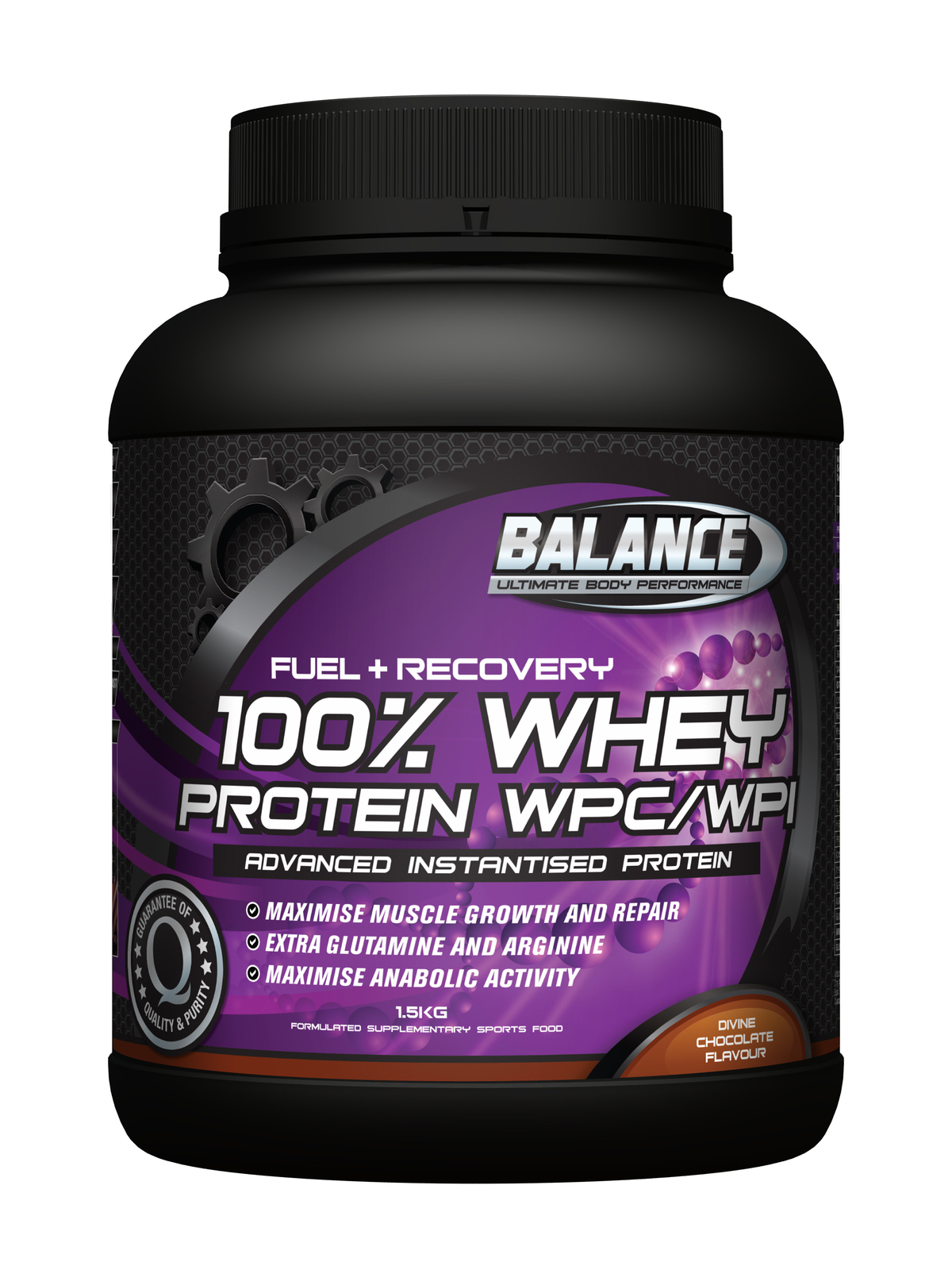 Balance 100% Whey Protein WPC/WPI - Chocolate (1.5kg) image