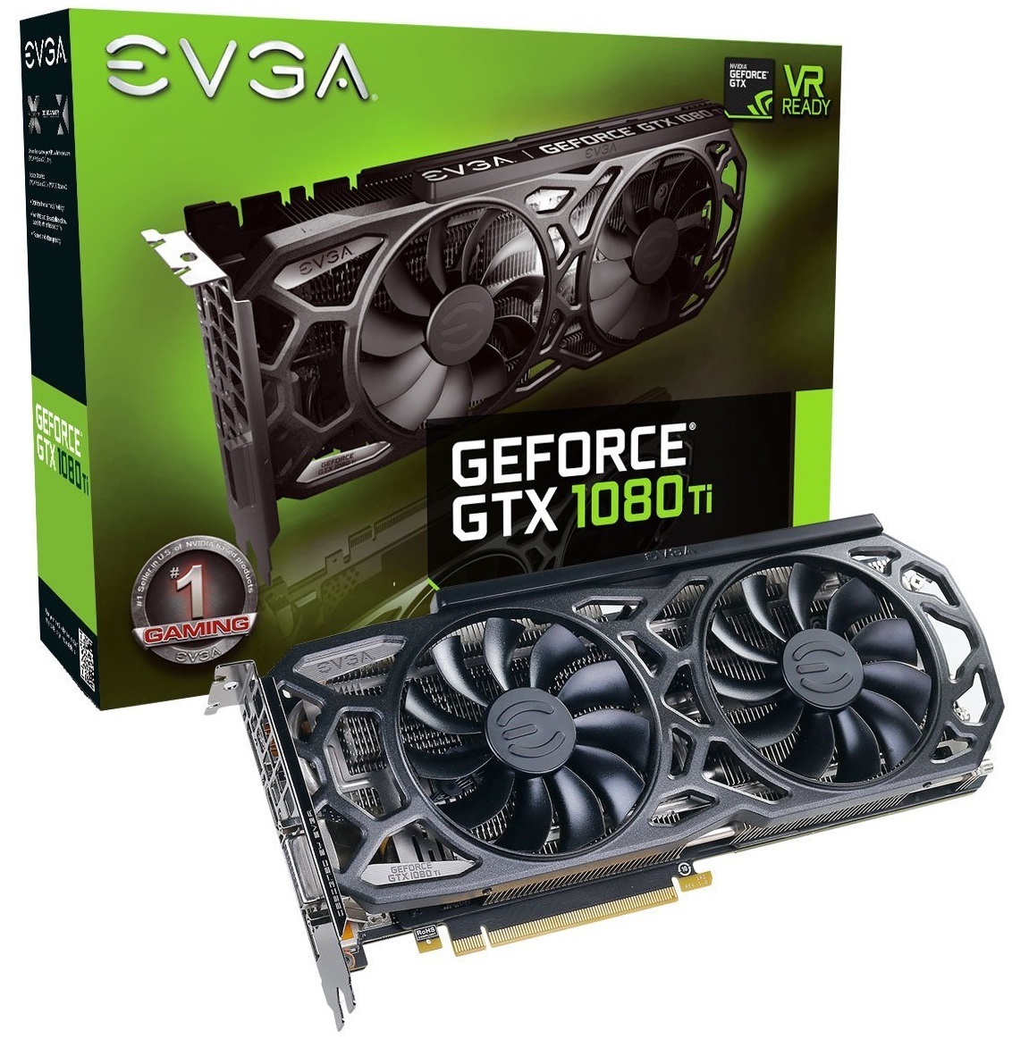 EVGA GeForce GTX 1080 TI 11GB SC Black Edition Graphics Card image