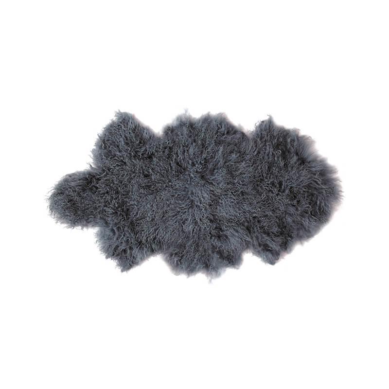 Mongolian Lambswool Rug - Slate