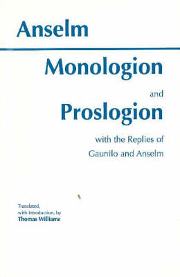 Monologion and Proslogion by Anselm image