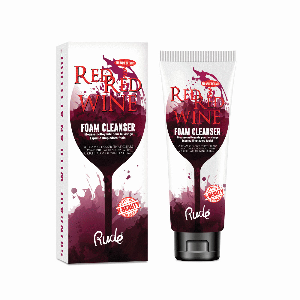 Rude Cosmetics - Red Red Wine Foam Cleanser (100ml) image