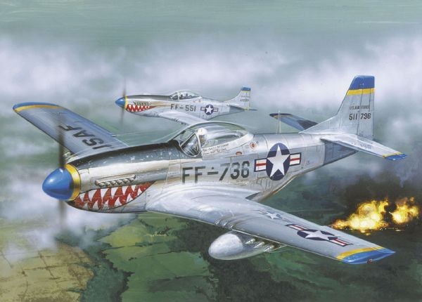 Italeri: 1/72 F-51D Mustang - Model Kit image