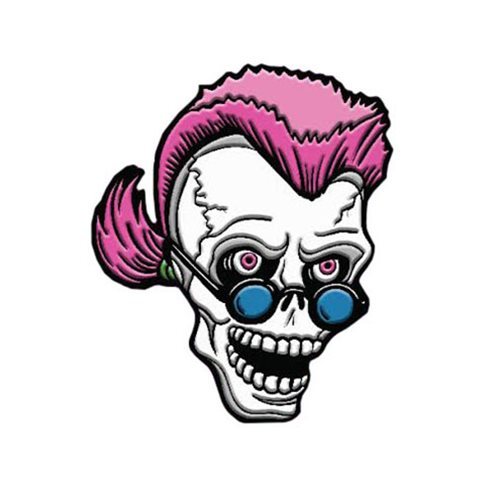 Goosebumps Curly the Skeleton Pin image