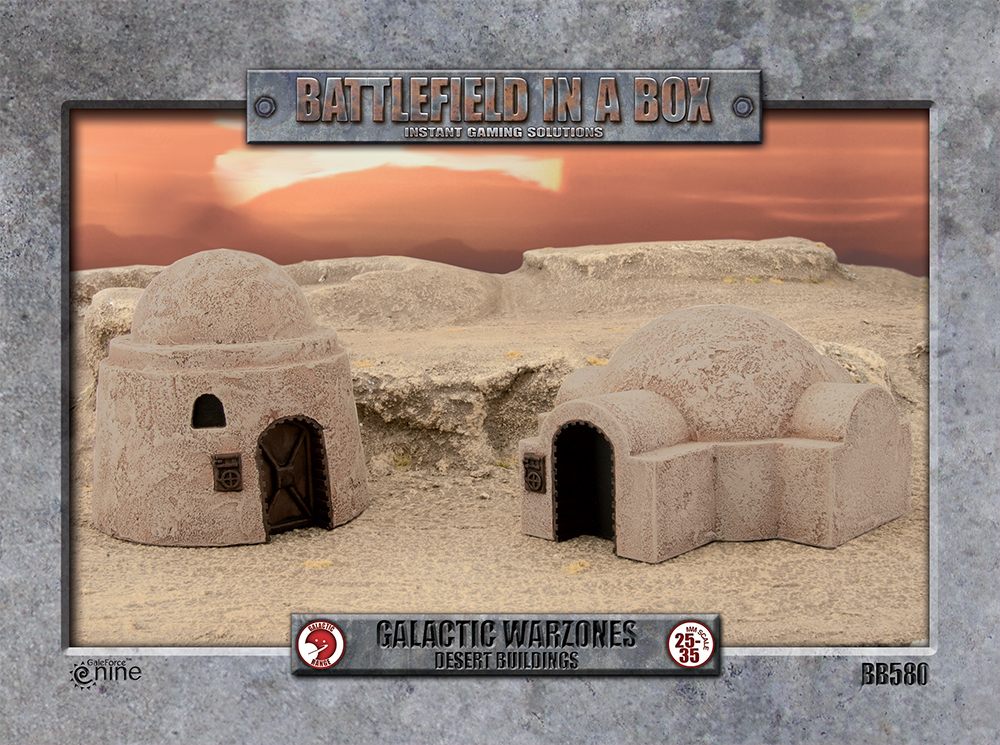 Battlefield in a Box: Galactic Warzones - Desert Buildings