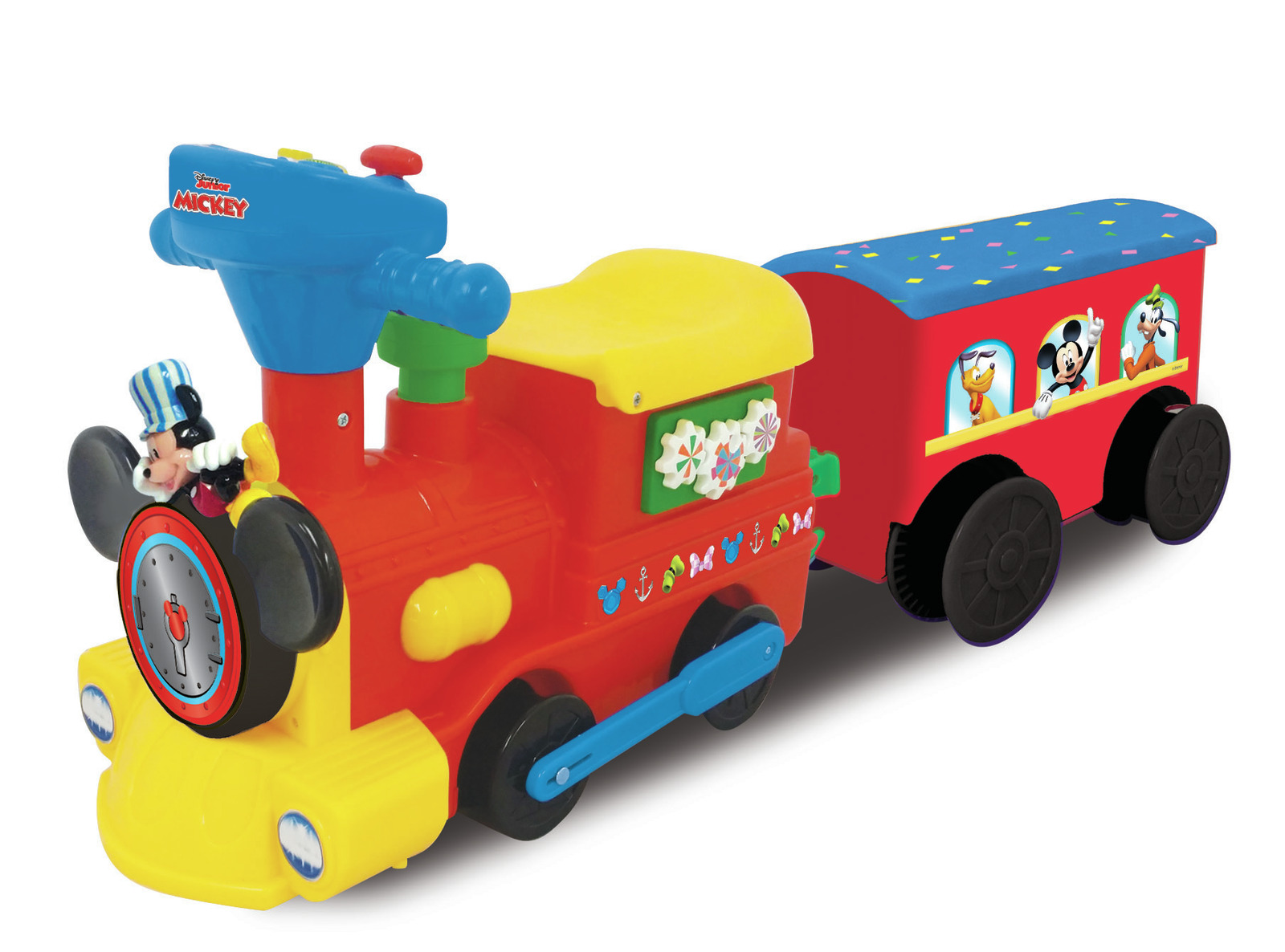 Kiddieland: Powered Train Activity Ride-On - Mickey Mouse