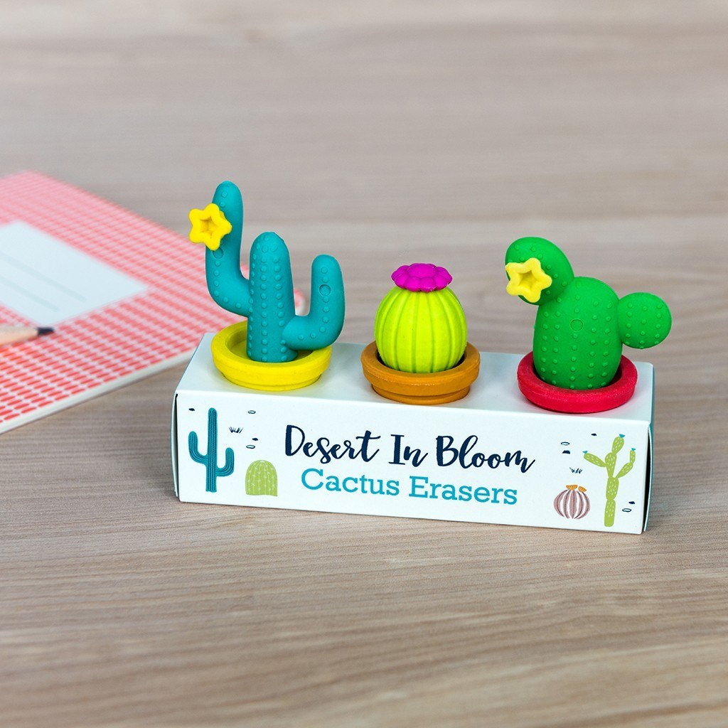 Cactus Erasers (Set of 3) image