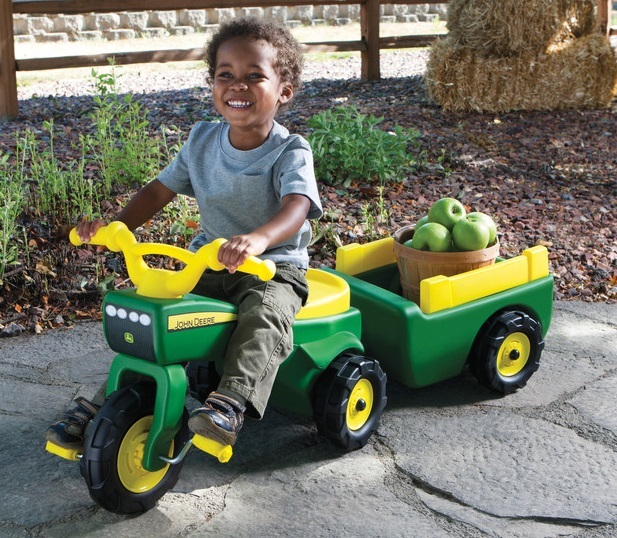 John Deere: Trike and Wagon Pedal Ride-on image