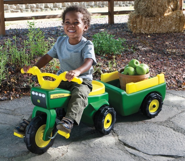 John Deere: Trike and Wagon Pedal Ride-on