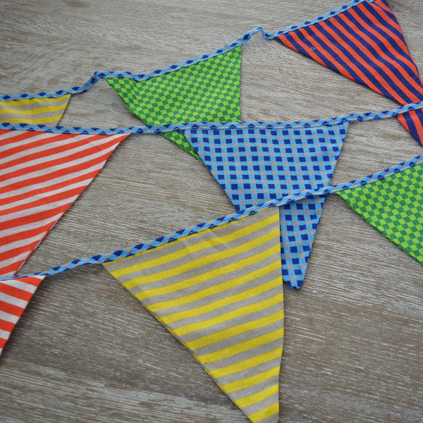 Fabric Bunting Flags - White Rabbit image