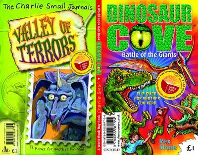 Dinosaur Cove: Battle of the Giants/The Charlie Small Journals: Valley of Terrors - World Book Day Pack by Charlie Small image
