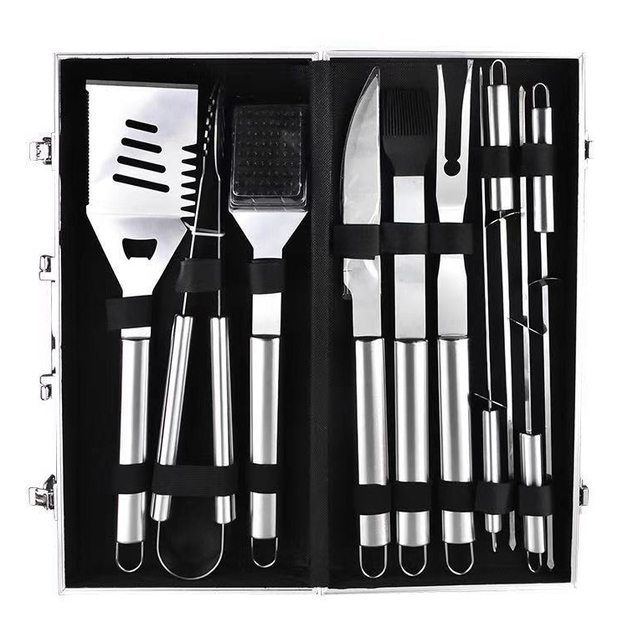 Buy BBQ Grill Tool Set 10Piece at Mighty Ape Australia