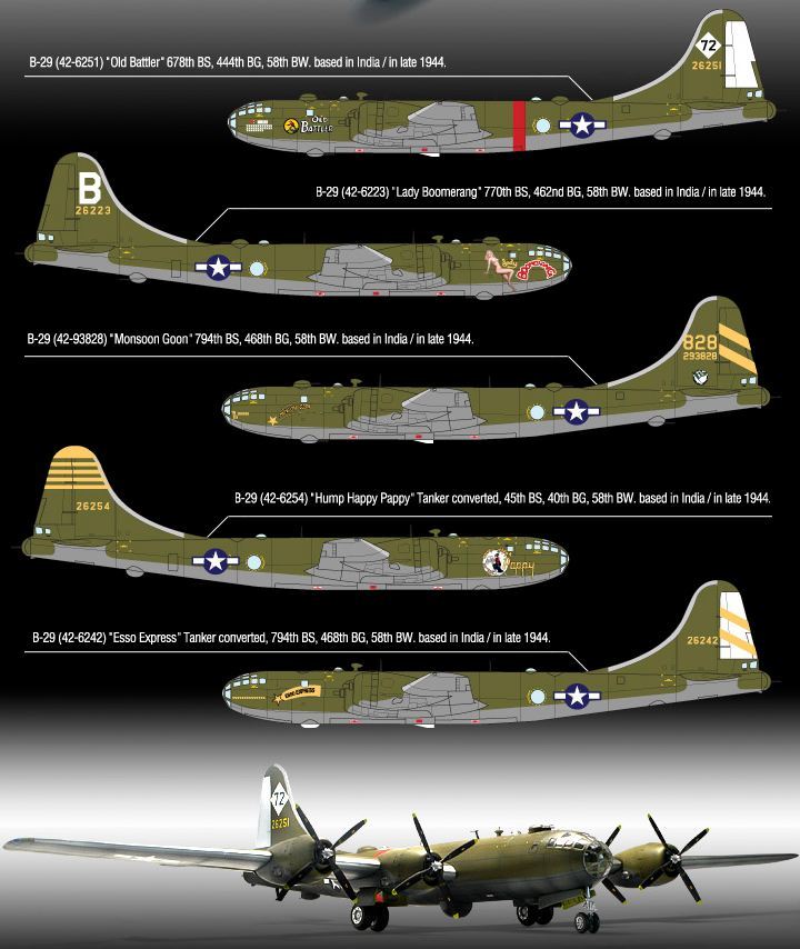 Academy USAAF B-29 "Old Battler" 1/72 Model Kit image