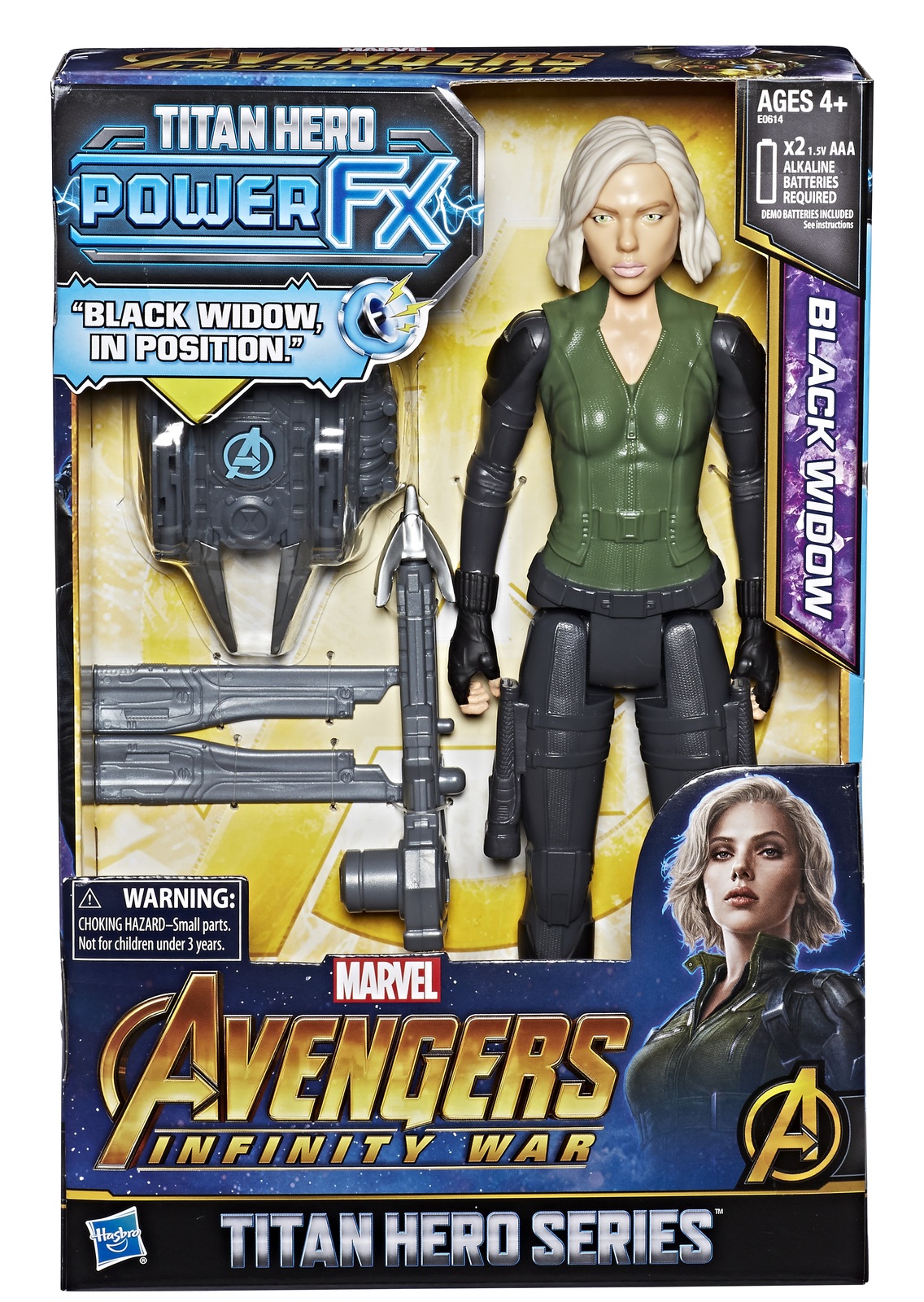 Avengers Infinity War: Power FX Black Widow - 12" Titan Hero Figure image
