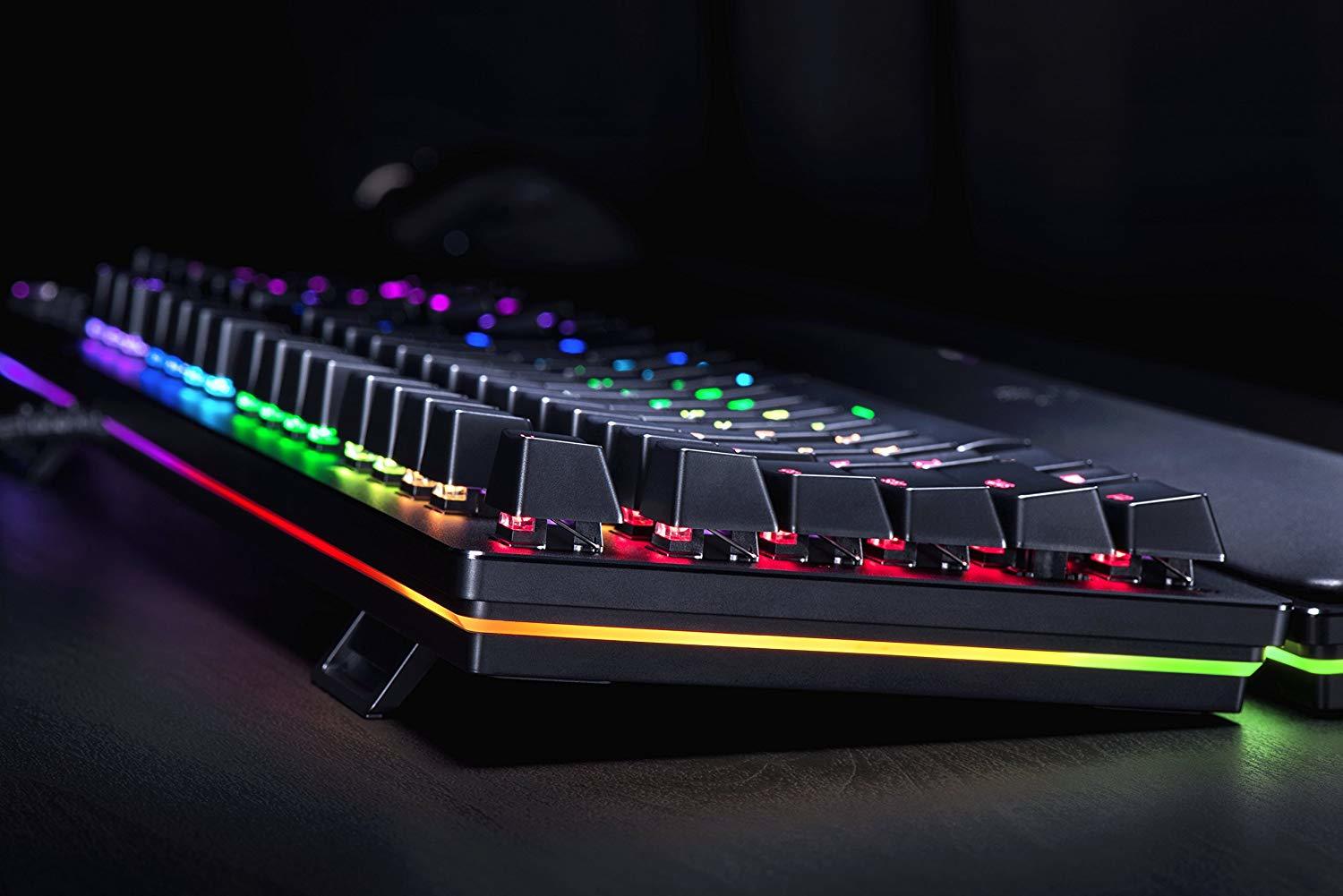 Razer Huntsman Elite Mechanical Gaming Keyboard With Wrist Support for PC image