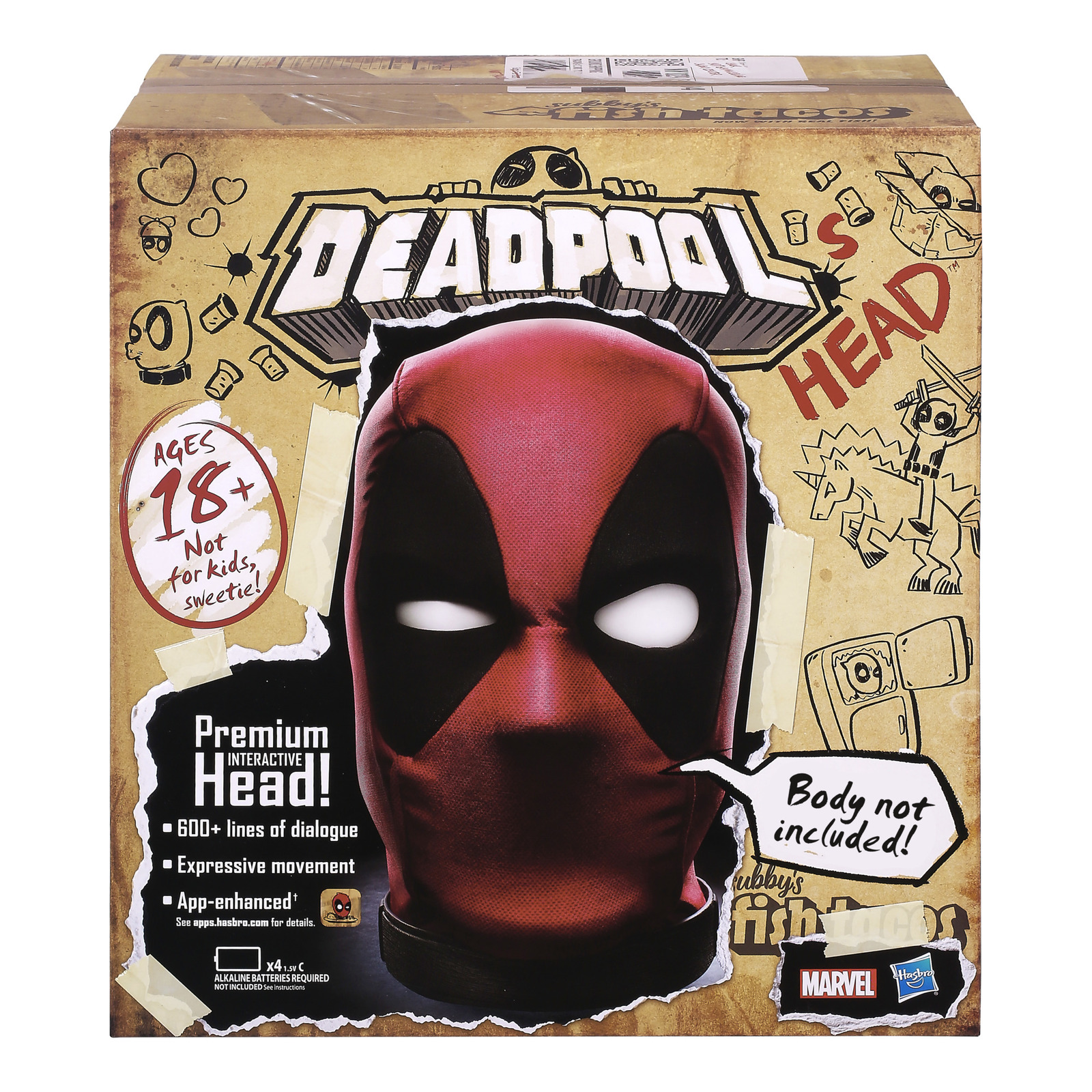 Marvel Legends: Deadpool’s Head - Premium Interactive Replica image