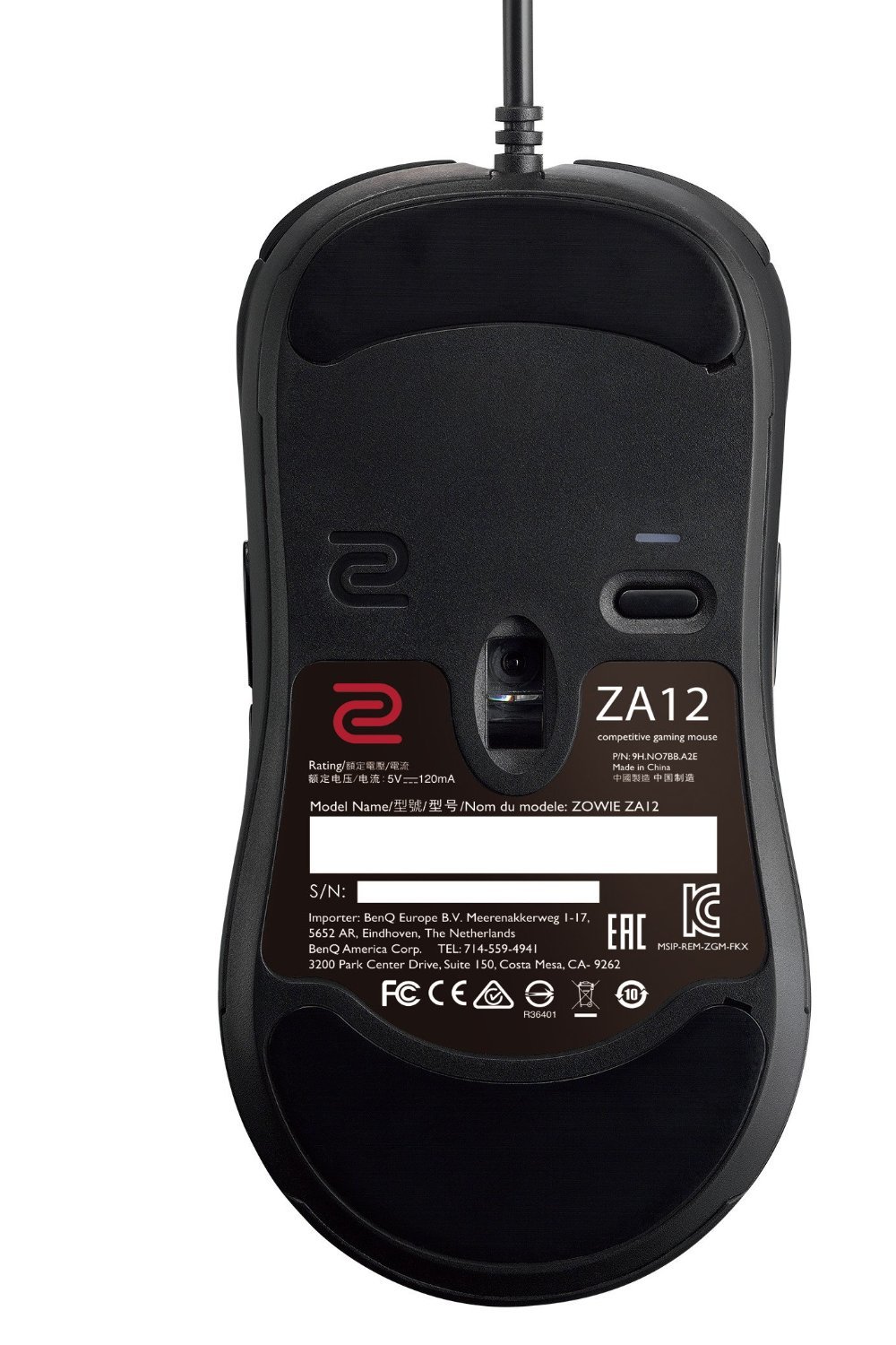 Zowie ZA12 Gaming Mouse (Medium) for PC Games image