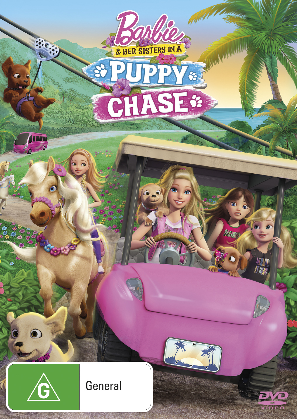 Barbie & Her Sisters In A Puppy Chase on DVD image