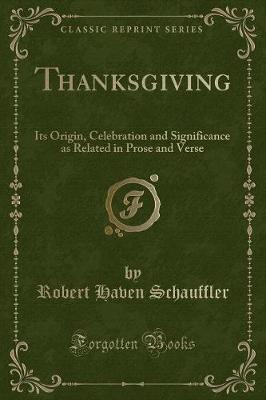 Thanksgiving by Robert Haven Schauffler image