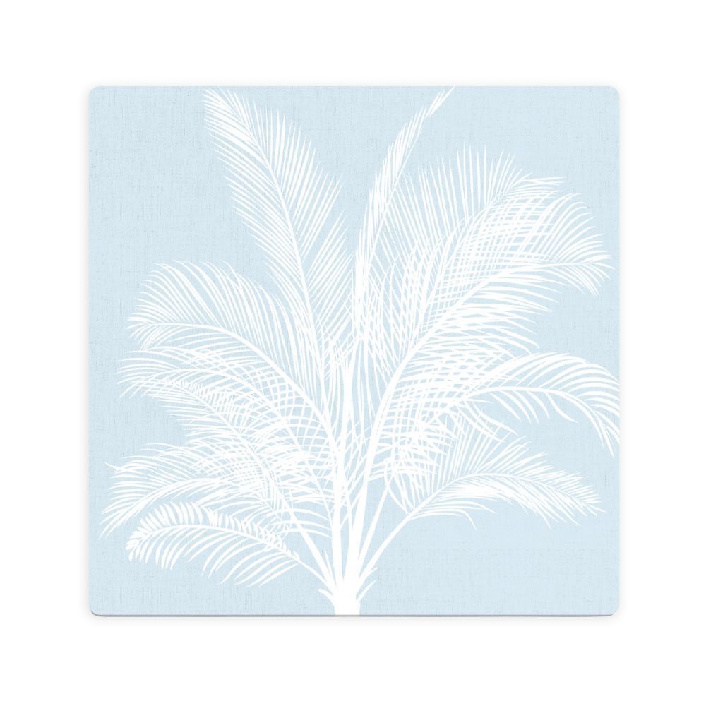Splosh: Tranquil Blue Palm Ceramic Coaster image