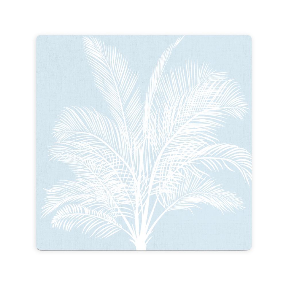 Splosh: Tranquil Blue Palm Ceramic Coaster image