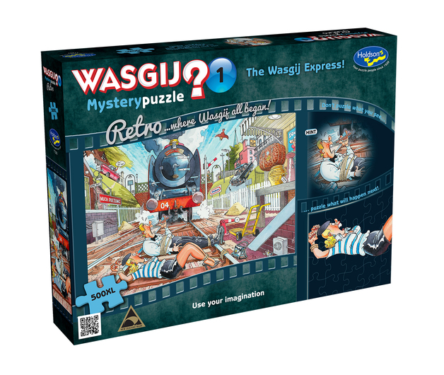 Wasgij XL: 500 Piece Puzzle - Retro Mystery (The Wasgij Express)