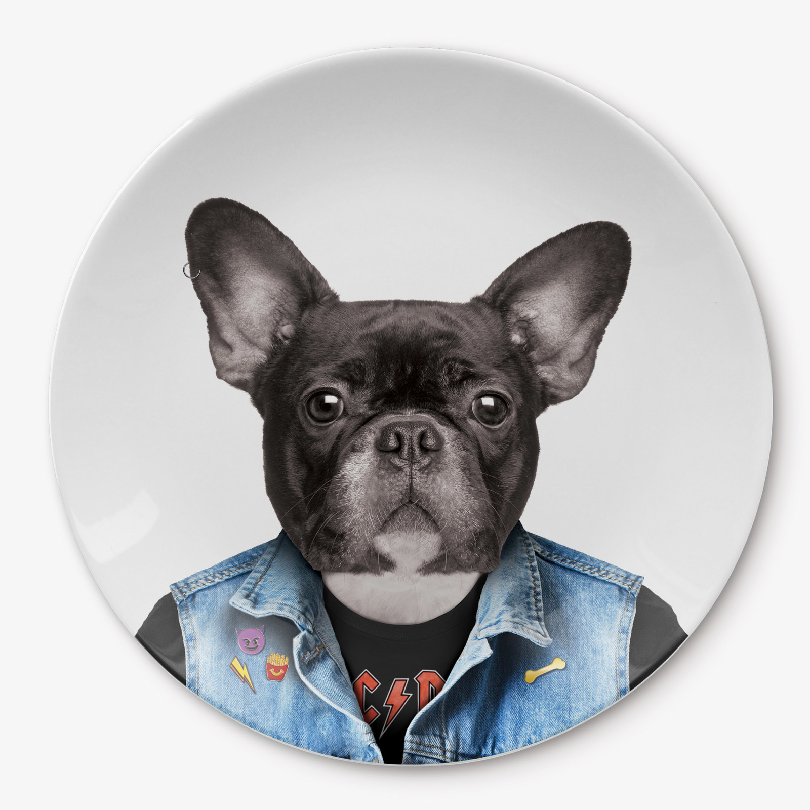 Wild Dining: Ceramic Dinner Plate - Dog image