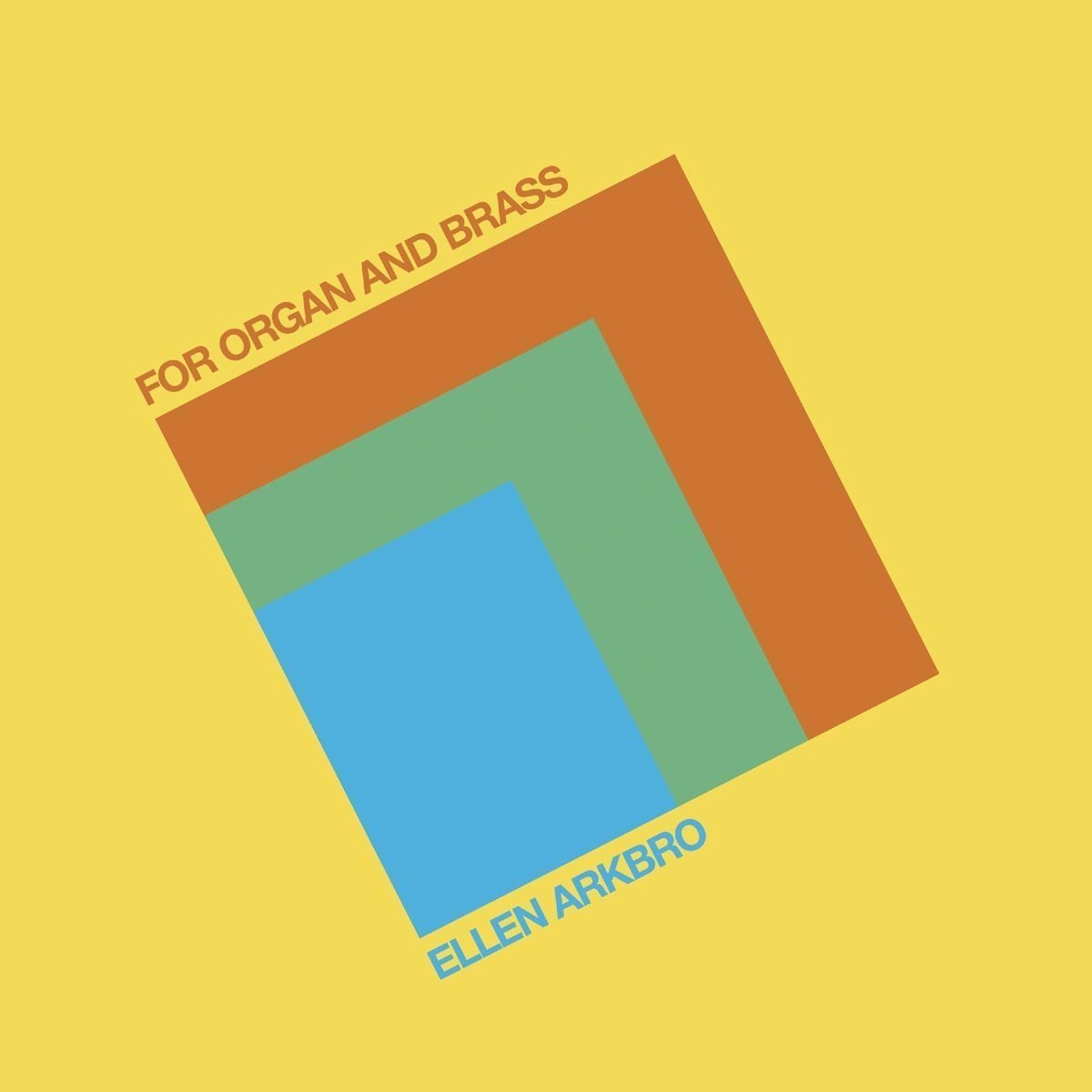 For Organ And Brass by Ellen Arkbro image