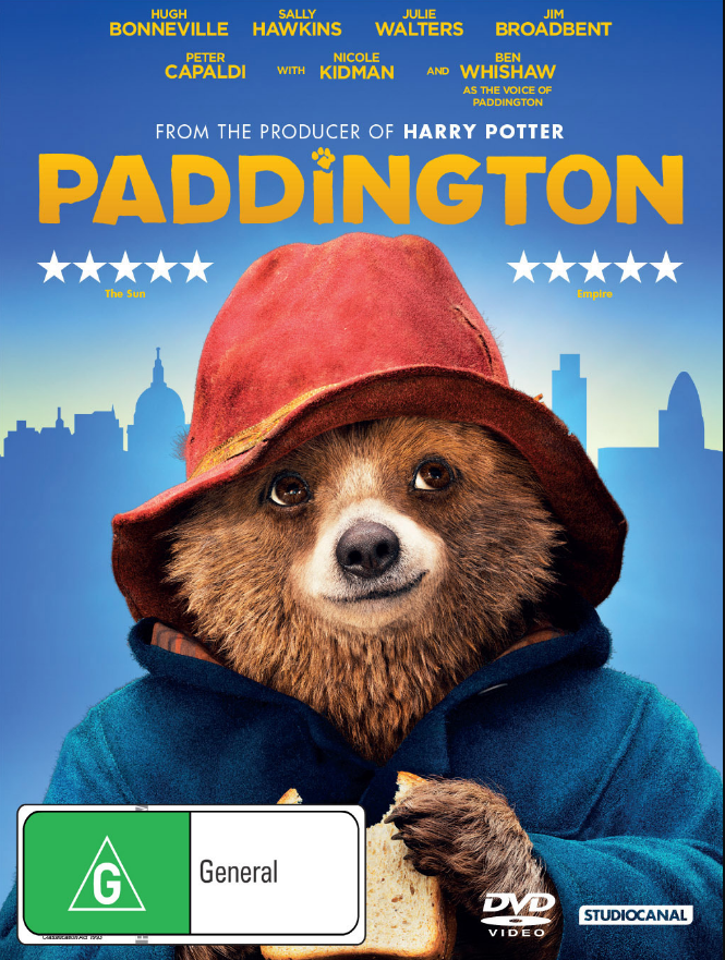 Paddington on DVD image