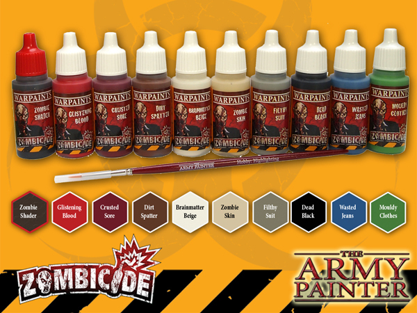 Army Painter Warpaints Zombicide: Zombie Core Paint Set