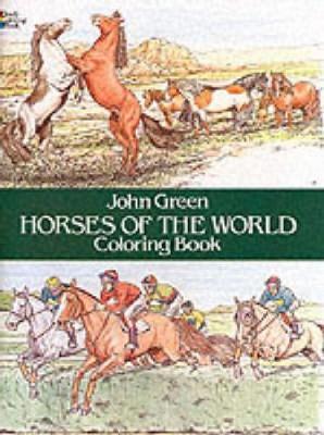 Horses of the World Colouring Book by John Green image