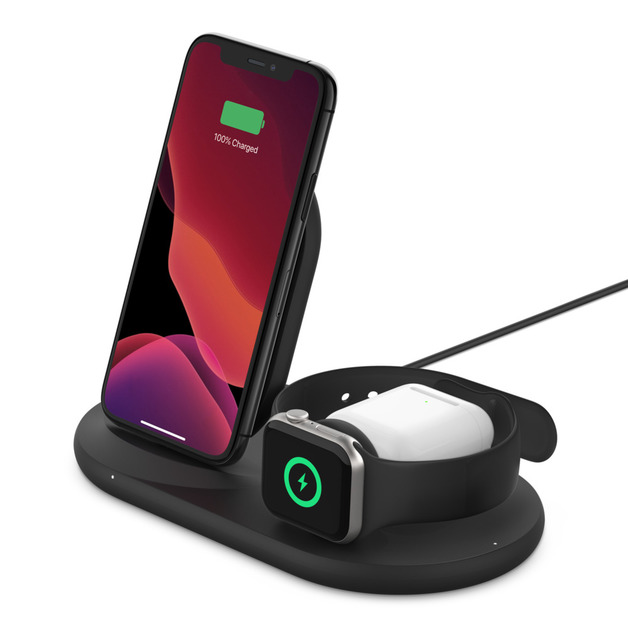 iPhone/Apple Watch Belkin 2-in-1 Charging Dock Charge Station ONLY - cell  phones - by owner - electronics sale 