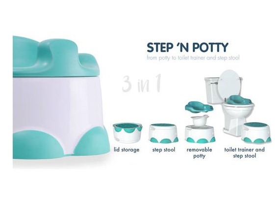 Bumbo Step 'n Potty - Blue image